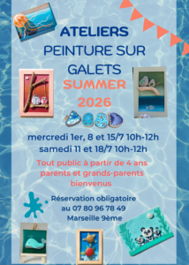 ateliers peinture sur galets summer 2026 les galets de Marion Marseille 9